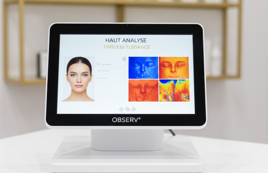 OBSERV Hautanalyse bei Emilia Timeless Elegance in Nürnberg für tiefe Hautschichten.