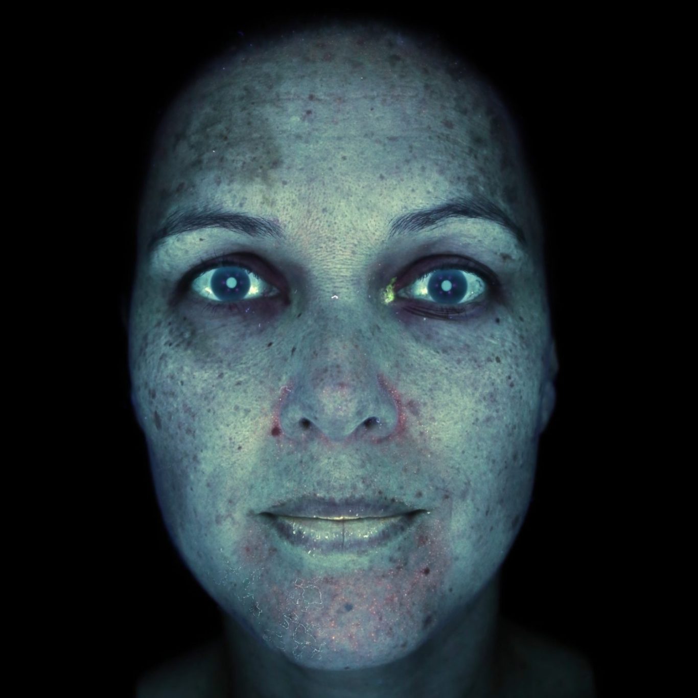 UV-Modus Bild Hautanalyse UV-Modus