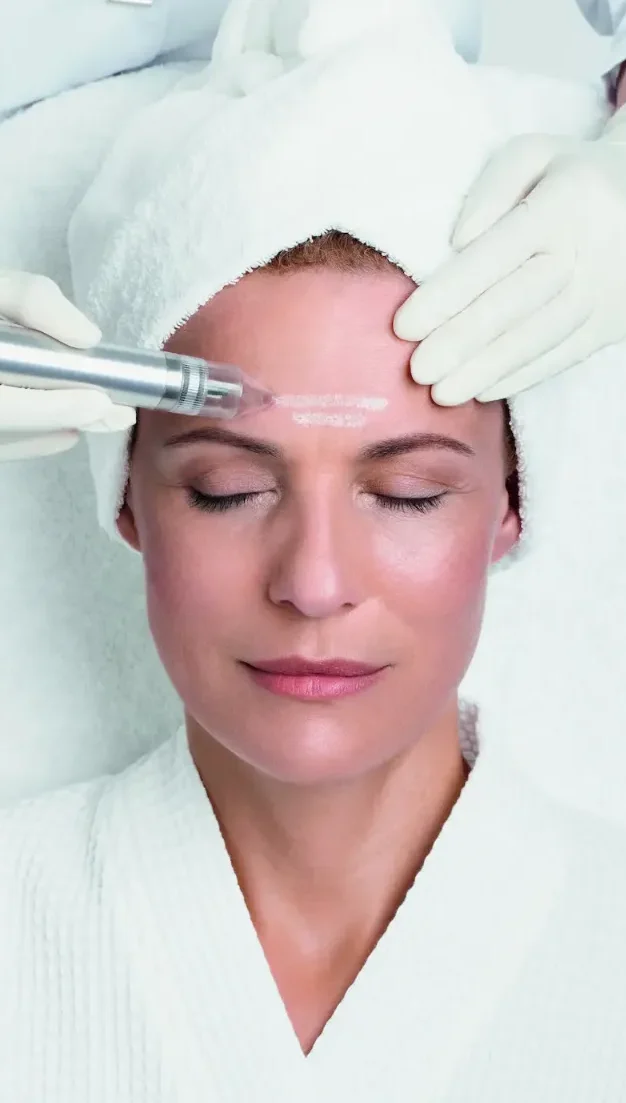 Professionelle Mikrodermabrasion Behandlung bei Emilia Timeless Elegance in Nürnberg zur Verfeinerung des Hautbildes