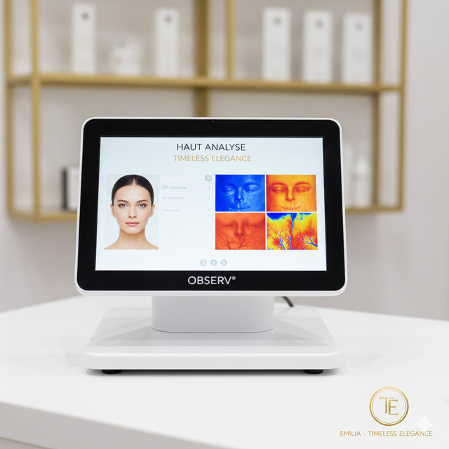 Hautanalyse in Nürnberg im Kosmetikstudio Emilia Timeless Elegance